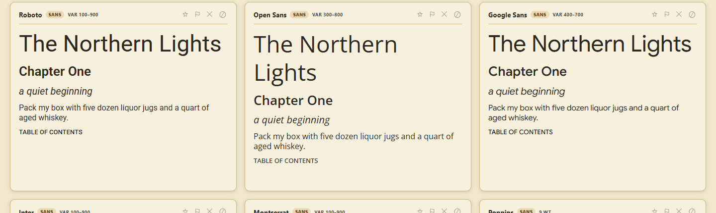 Fontastic Find, a Google Fonts explorer and pairing tool